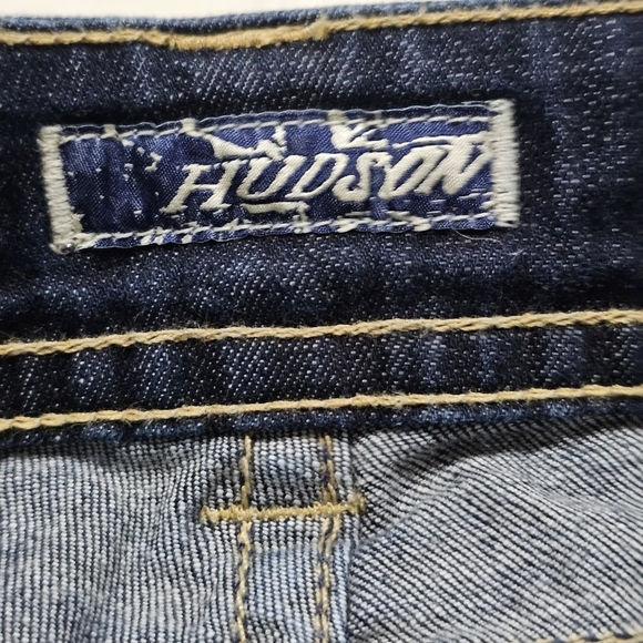 Hudson ✦ Beth Baby Bootcut Jeans ✦ Size 25 Majesty Wash Dark Denim EUC - Picture 8 of 16